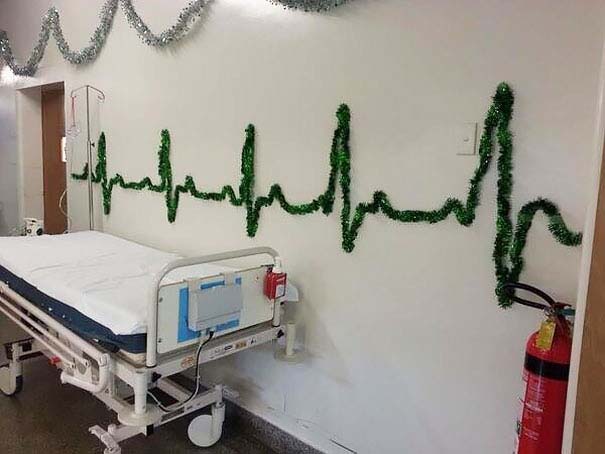 Χριστουγεννιάτικοι στολισμοί σε νοσοκομεία (1)