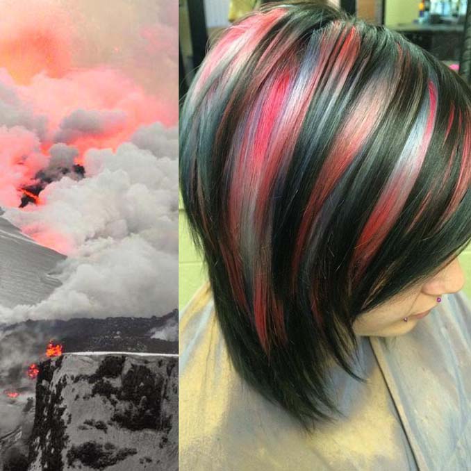 Hair stylist εμπνέεται για το χρώμα μαλλιών από φυσικά τοπία και έργα τέχνης (16)