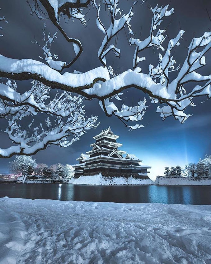 Το χιονισμένο κάστρο Matsumoto στην Ιαπωνία | Φωτογραφία της ημέρας