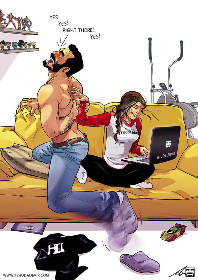 Καλλιτέχνης συνεχίζει να σκιτσογραφεί τη ζωή με τη γυναίκα του σε 15 νέα χιουμοριστικά comics (13)