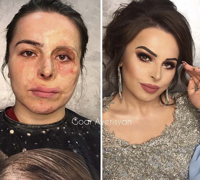 Γυναίκες πριν και μετά την μεταμόρφωση με μακιγιάζ που μοιάζουν άλλος άνθρωπος (6)