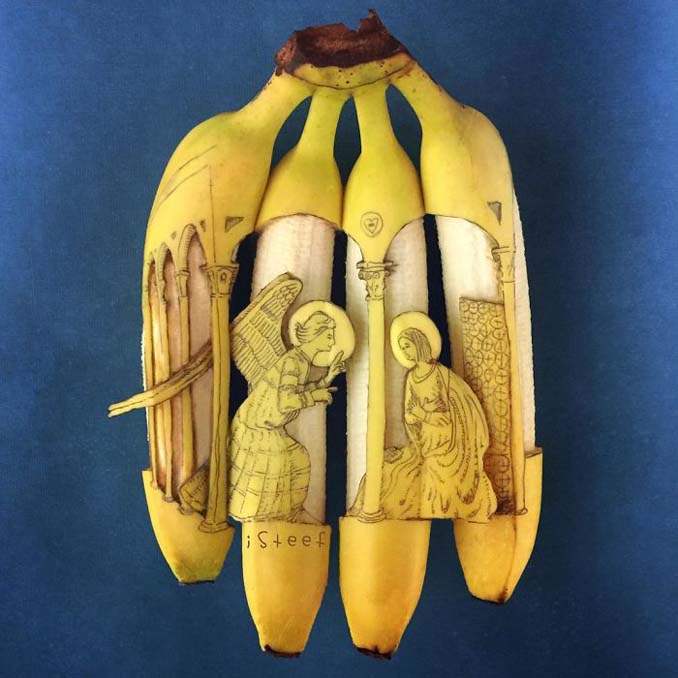 Καλλιτέχνης μετατρέπει μπανάνες σε έργα τέχνης και το αποτέλεσμα είναι απρόσμενα εντυπωσιακό (1)