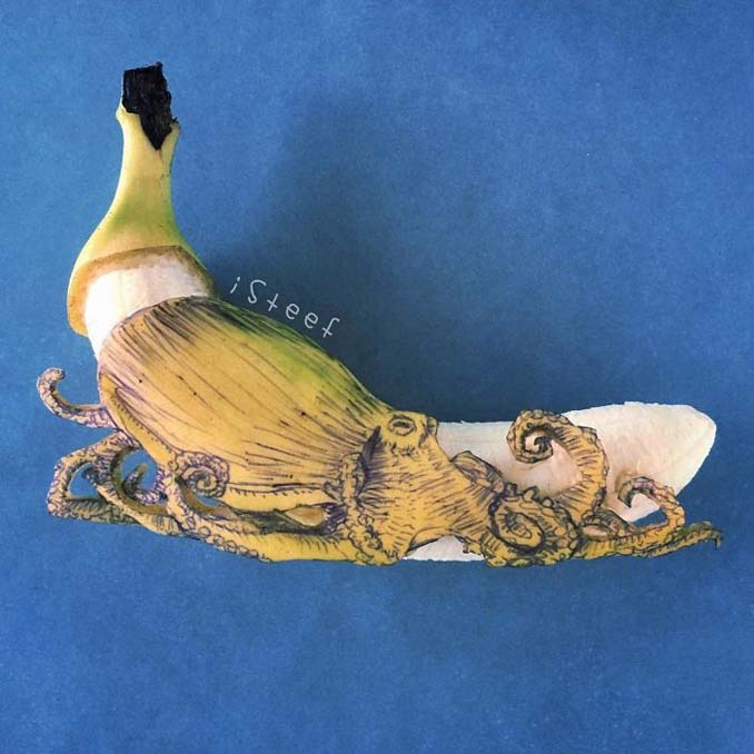Καλλιτέχνης μετατρέπει μπανάνες σε έργα τέχνης και το αποτέλεσμα είναι απρόσμενα εντυπωσιακό (3)