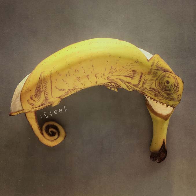 Καλλιτέχνης μετατρέπει μπανάνες σε έργα τέχνης και το αποτέλεσμα είναι απρόσμενα εντυπωσιακό (4)