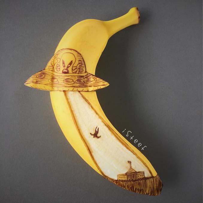 Καλλιτέχνης μετατρέπει μπανάνες σε έργα τέχνης και το αποτέλεσμα είναι απρόσμενα εντυπωσιακό (8)