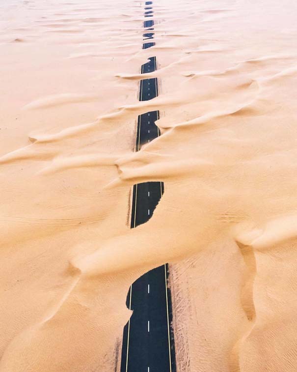 Εκπληκτικές φωτογραφίες δείχνουν την έρημο να κατακτά το Ντουμπάι και το Αμπού Ντάμπι (8)