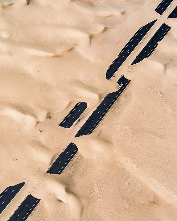 Εκπληκτικές φωτογραφίες δείχνουν την έρημο να κατακτά το Ντουμπάι και το Αμπού Ντάμπι (18)