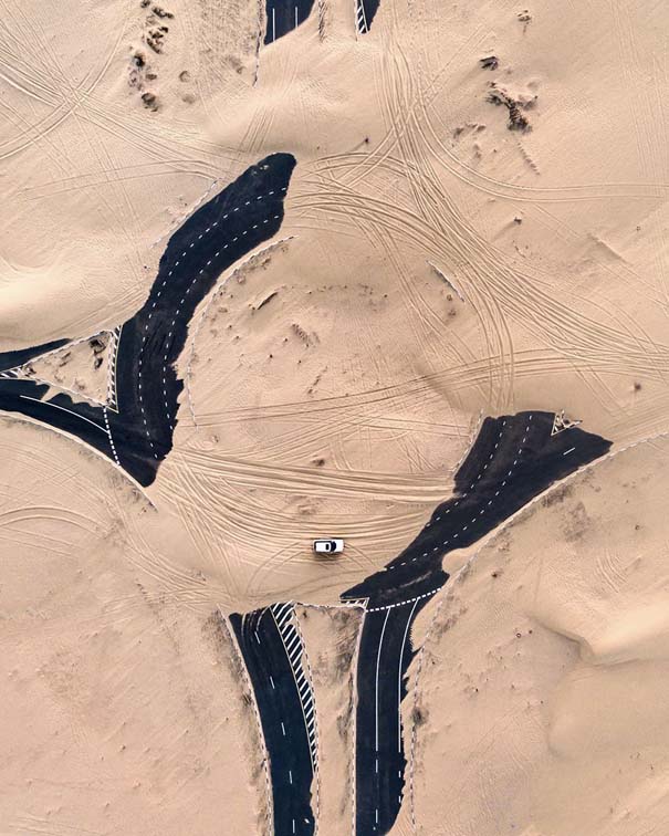 Εκπληκτικές φωτογραφίες δείχνουν την έρημο να κατακτά το Ντουμπάι και το Αμπού Ντάμπι (20)