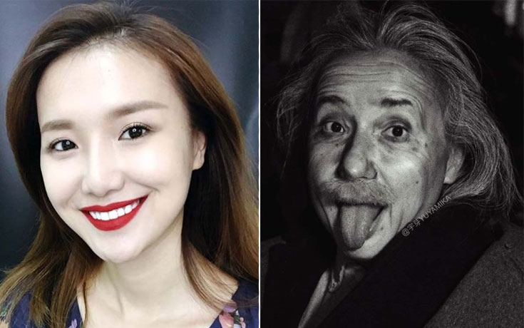 Κινέζα make up artist μεταμορφώνεται σε διάσημα πρόσωπα