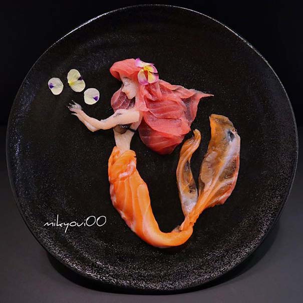 Σεφ μετατρέπει το σερβίρισμα sashimi σε έργα τέχνης (12)