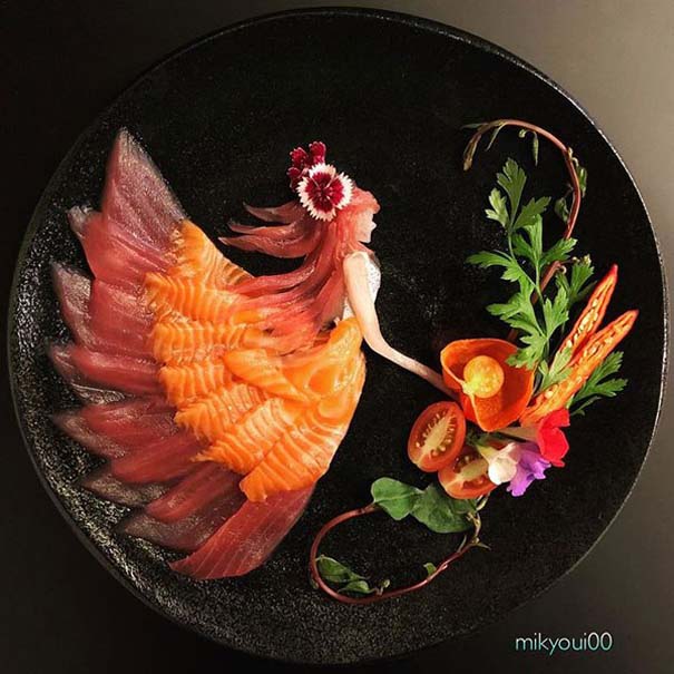 Σεφ μετατρέπει το σερβίρισμα sashimi σε έργα τέχνης (17)