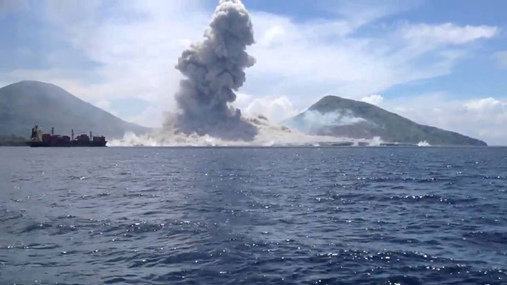 Έκρηξη ηφαιστείου προκαλεί ωστικό κύμα