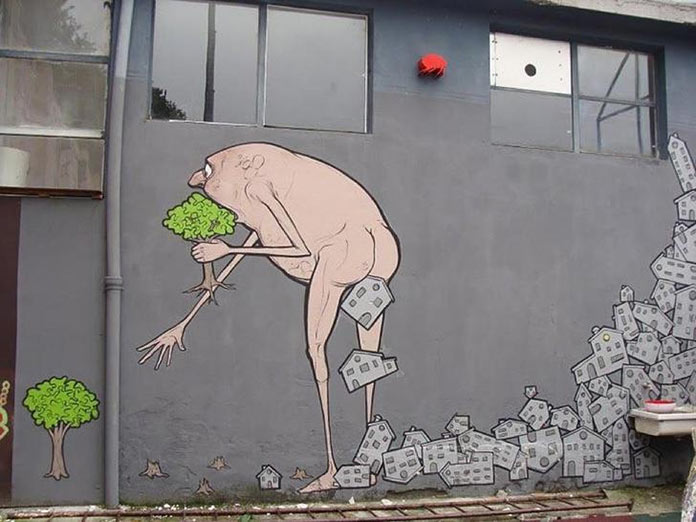 Τροφή για σκέψη μέσω street art στο Μιλάνο | Φωτογραφία της ημέρας
