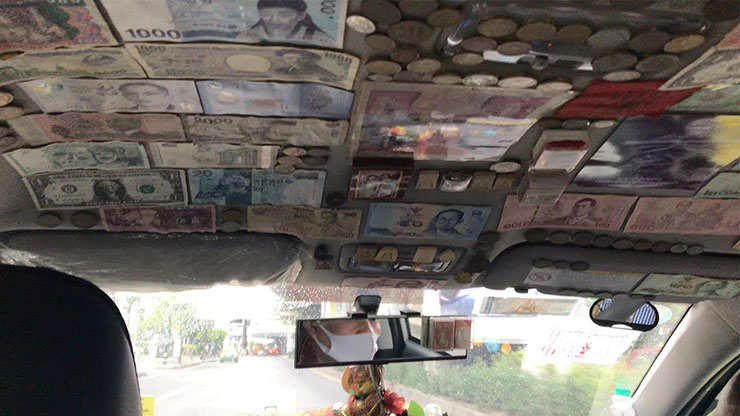 Ταξί με ξεχωριστή διακόσμηση στη Μπανγκόκ