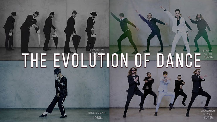 Η εξέλιξη του χορού από το 1950 μέχρι σήμερα σε 6 λεπτά